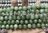 CCN5778 15 inches 10mm faceted round candy jade beads