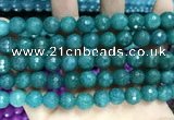 CCN5783 15 inches 10mm faceted round candy jade beads