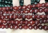 CCN5813 15 inches 10mm faceted round candy jade beads