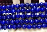 CCN5817 15 inches 10mm faceted round candy jade beads