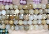 CCN5823 15 inches 10mm faceted round candy jade beads