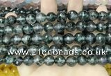 CCN5828 15 inches 10mm faceted round candy jade beads