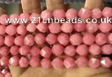 CCN5843 15 inches 8mm faceted nuggets candy jade beads Wholesale