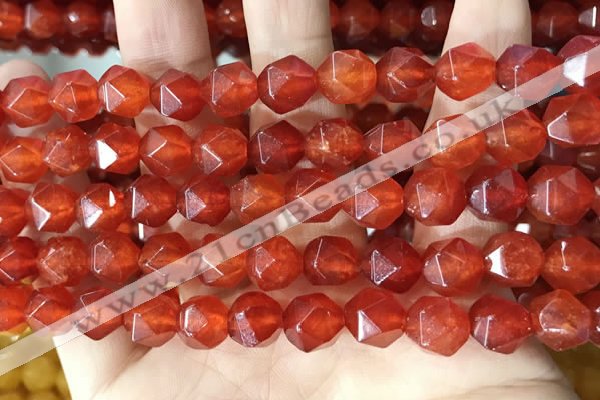 CCN5844 15 inches 8mm faceted nuggets candy jade beads Wholesale