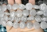 CCN5856 15 inches 15mm flat round candy jade beads Wholesale