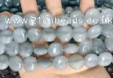 CCN5857 15 inches 15mm flat round candy jade beads Wholesale