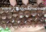 CCN5866 15 inches 15mm flat round candy jade beads Wholesale