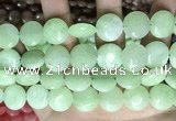 CCN5901 15 inches 15mm flat round candy jade beads Wholesale