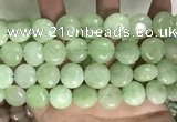 CCN5902 15 inches 15mm flat round candy jade beads Wholesale