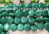 CCN5908 15 inches 15mm flat round candy jade beads Wholesale