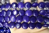 CCN5912 15 inches 15mm flat round candy jade beads Wholesale