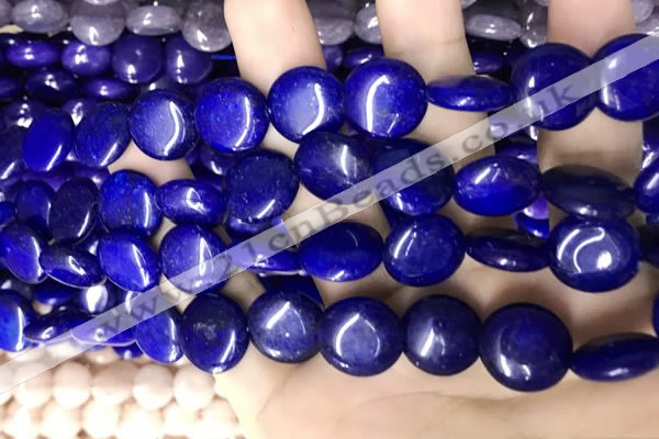CCN5913 15 inches 15mm flat round candy jade beads Wholesale