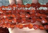 CCN5935 15 inches 12*12mm heart candy jade beads Wholesale