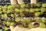 CCN5941 15 inches 12*12mm heart candy jade beads Wholesale