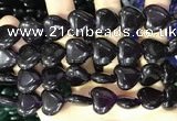 CCN5950 15 inches 14*14mm heart candy jade beads Wholesale