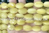 CCN5967 15 inches 13*18mm faceted oval candy jade beads