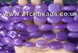 CCN5968 15 inches 13*18mm faceted oval candy jade beads