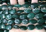 CCN5976 15 inches 13*18mm faceted oval candy jade beads