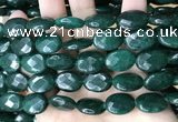 CCN5976 15 inches 13*18mm faceted oval candy jade beads