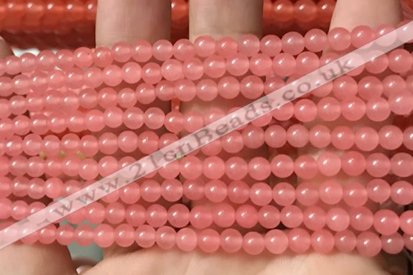 CCN6011 15.5 inches 4mm round candy jade beads Wholesale