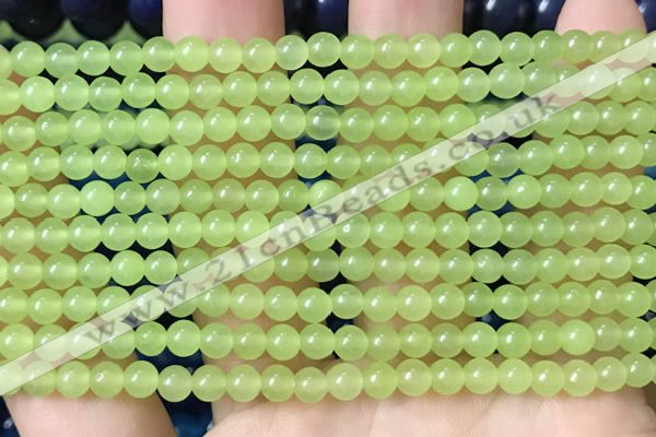 CCN6027 15.5 inches 4mm round candy jade beads Wholesale