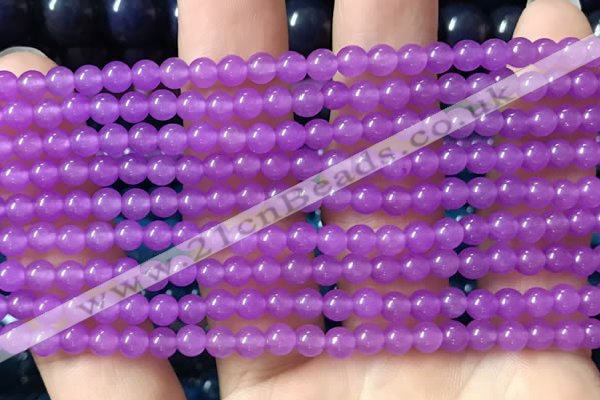 CCN6028 15.5 inches 4mm round candy jade beads Wholesale