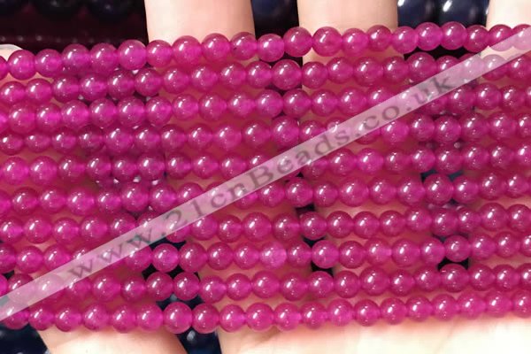 CCN6030 15.5 inches 4mm round candy jade beads Wholesale