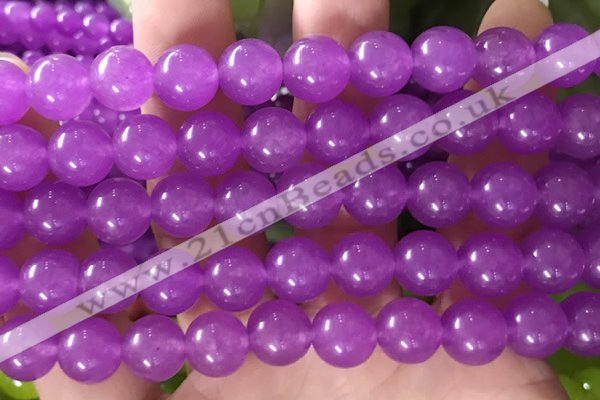 CCN6065 15.5 inches 8mm round candy jade beads Wholesale