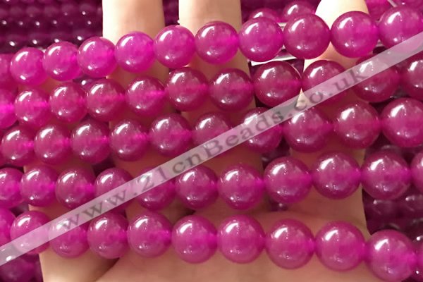 CCN6069 15.5 inches 8mm round candy jade beads Wholesale