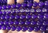 CCN6090 15.5 inches 10mm round candy jade beads Wholesale