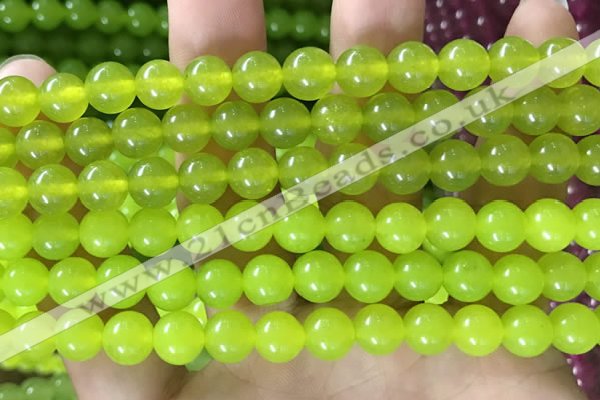 CCN6101 15.5 inches 6mm round candy jade beads Wholesale