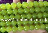 CCN6104 15.5 inches 12mm round candy jade beads Wholesale