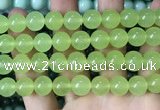 CCN6151 15.5 inches 10mm round candy jade beads Wholesale