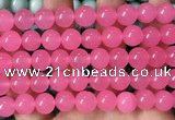 CCN6156 15.5 inches 12mm round candy jade beads Wholesale