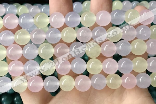 CCN6206 15.5 inches 6mm round candy jade beads Wholesale