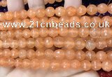 CCN6308 15.5 inches 8mm faceted round candy jade beads Wholesale