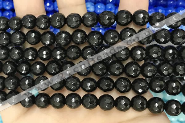 CCN6314 15.5 inches 8mm faceted round candy jade beads Wholesale