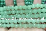 CCN6330 15.5 inches 8mm faceted round candy jade beads Wholesale