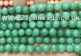 CCN6331 15.5 inches 8mm faceted round candy jade beads Wholesale