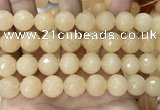 CCN6349 6mm, 8mm, 10mm, 12mm & 14mm faceted round candy jade beads