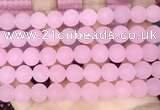 CCN6372 15.5 inches 6mm, 8mm, 10mm & 12mm round matte candy jade beads