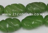 CCN683 15.5 inches 15*23mm carved oval candy jade beads wholesale