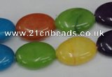 CCN725 15.5 inches 13*18mm oval candy jade beads wholesale