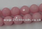 CCN752 15.5 inches 4mm faceted round candy jade beads wholesale