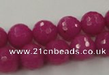 CCN754 15.5 inches 4mm faceted round candy jade beads wholesale