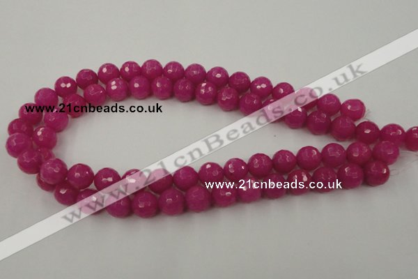 CCN754 15.5 inches 4mm faceted round candy jade beads wholesale