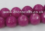 CCN755 15.5 inches 4mm faceted round candy jade beads wholesale