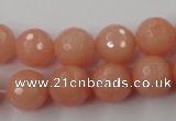 CCN758 15.5 inches 4mm faceted round candy jade beads wholesale