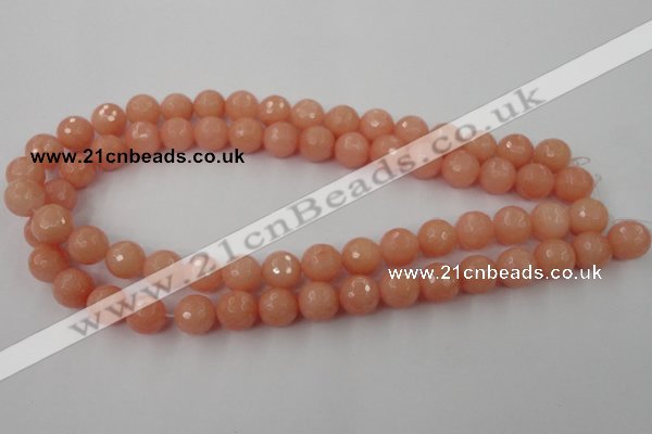 CCN758 15.5 inches 4mm faceted round candy jade beads wholesale