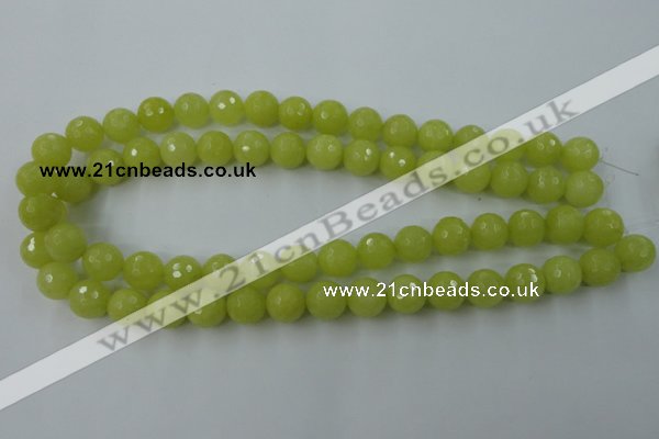 CCN760 15.5 inches 4mm faceted round candy jade beads wholesale